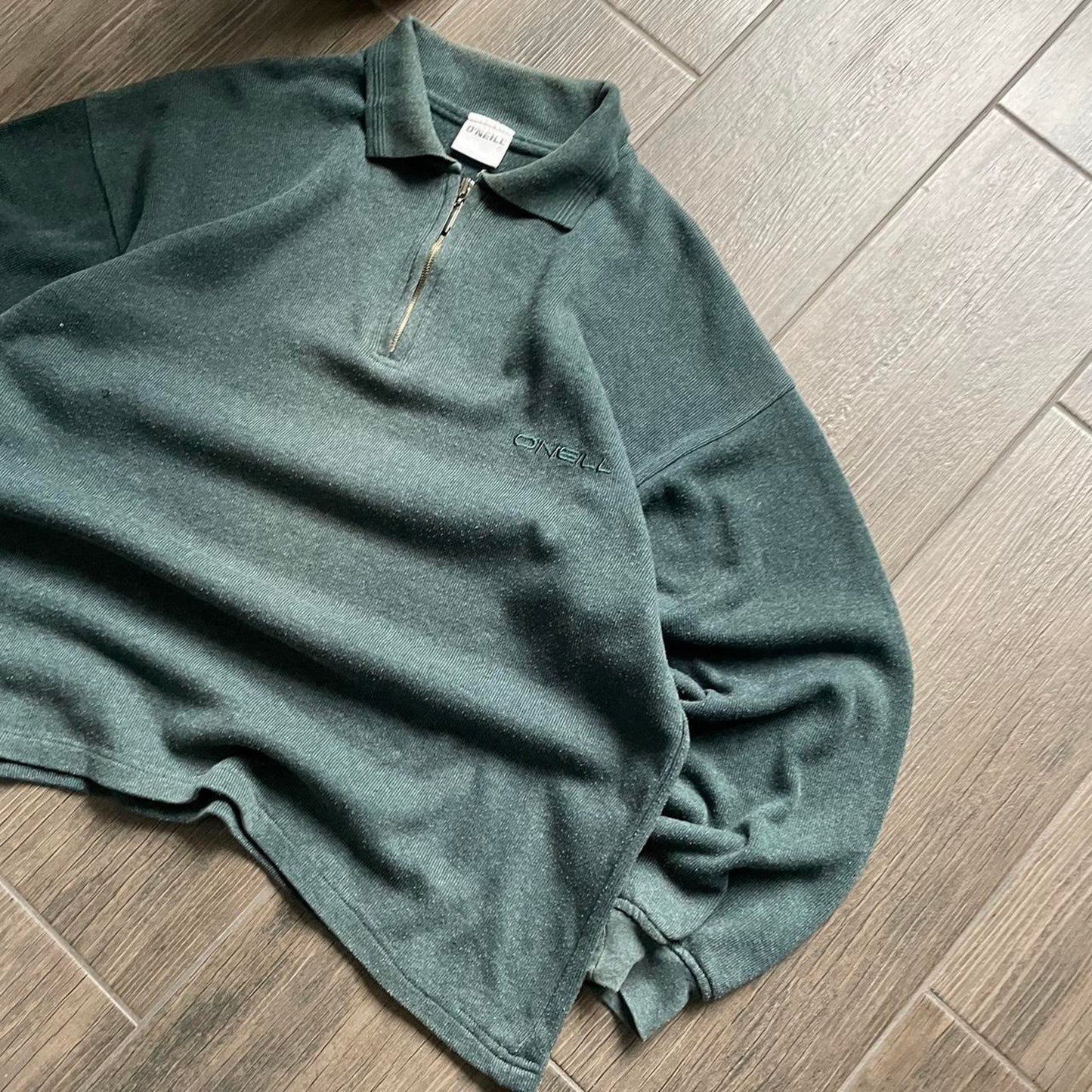 Y2K Oneill green baggy surf jumper XL