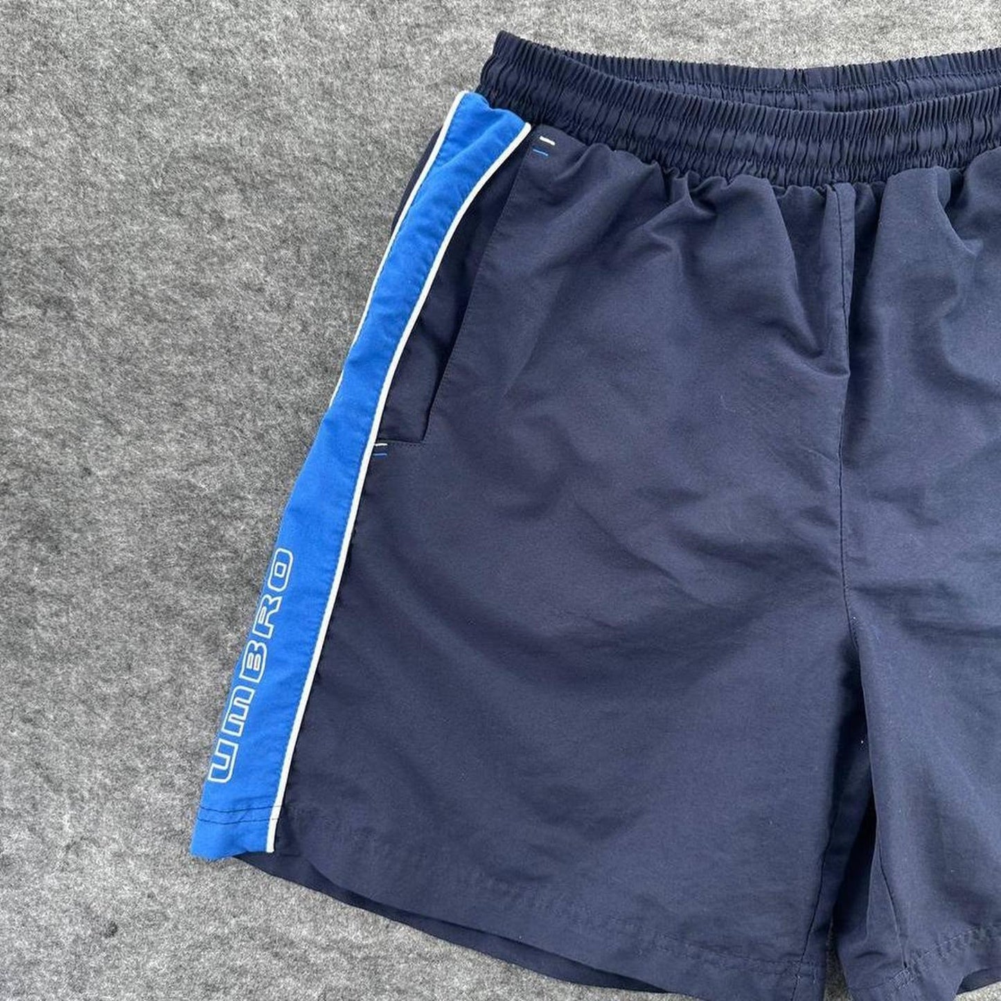Umbro navy blue shorts with