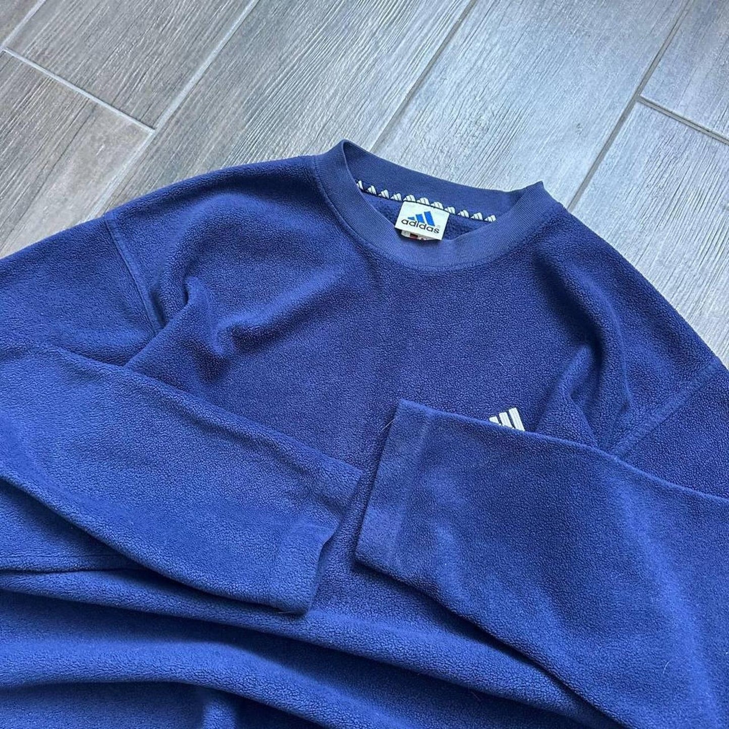 Adidas fleece oversized y2k L jumper