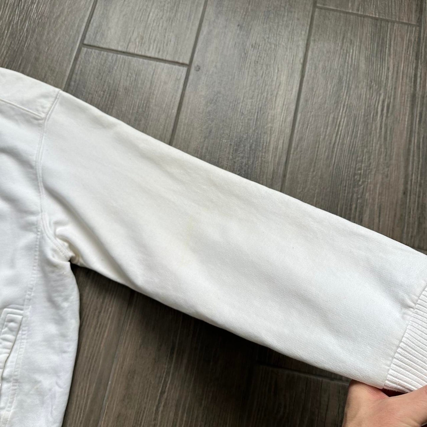 La Martina y2k white zip jacket