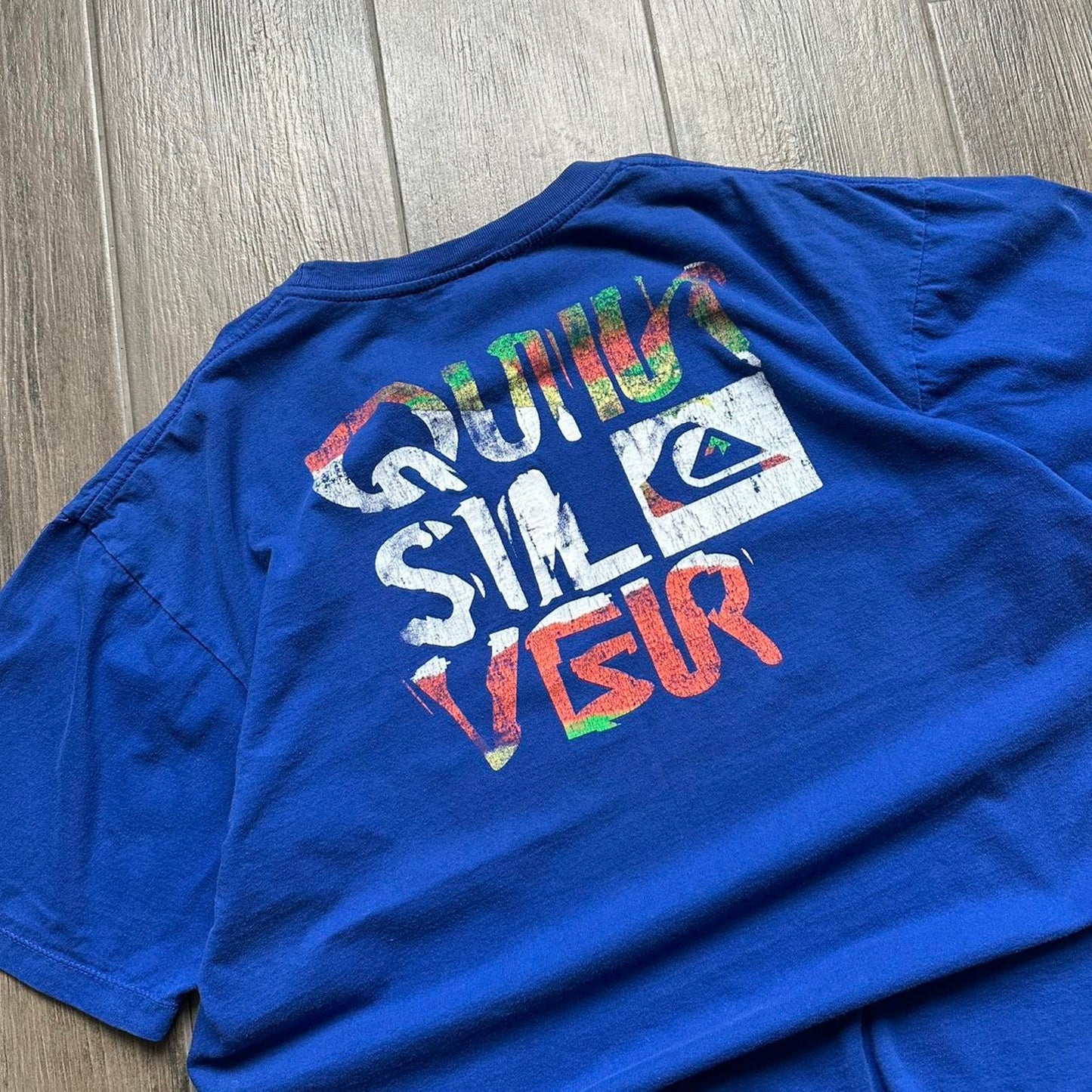 Quiksilver blue surf tee