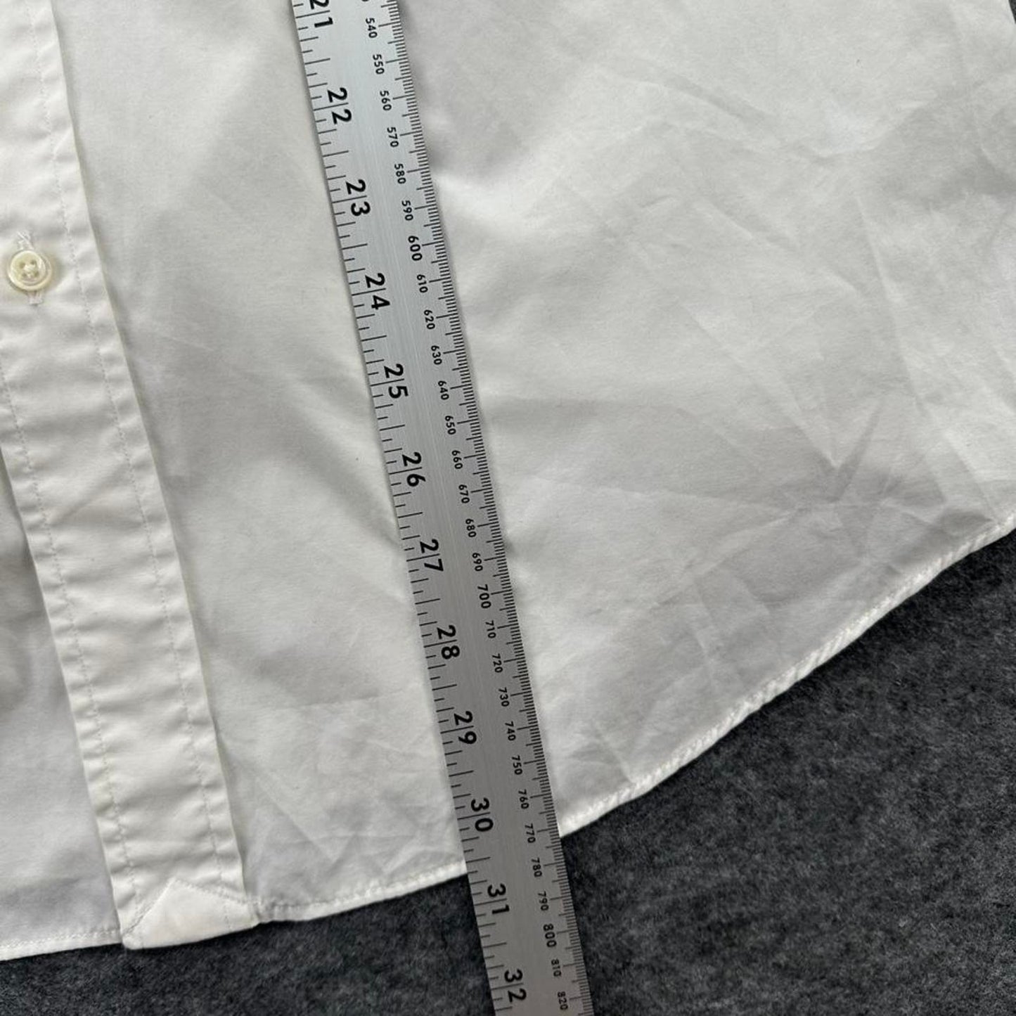 White ralph lauren button up