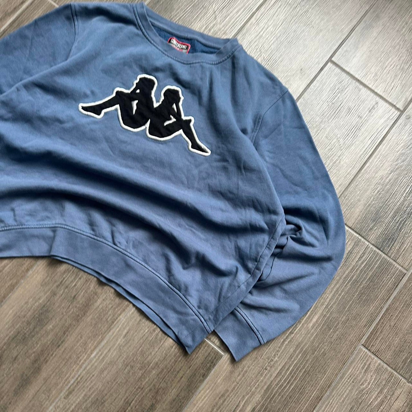 Kappa blue sweatshirt with embroidered logo