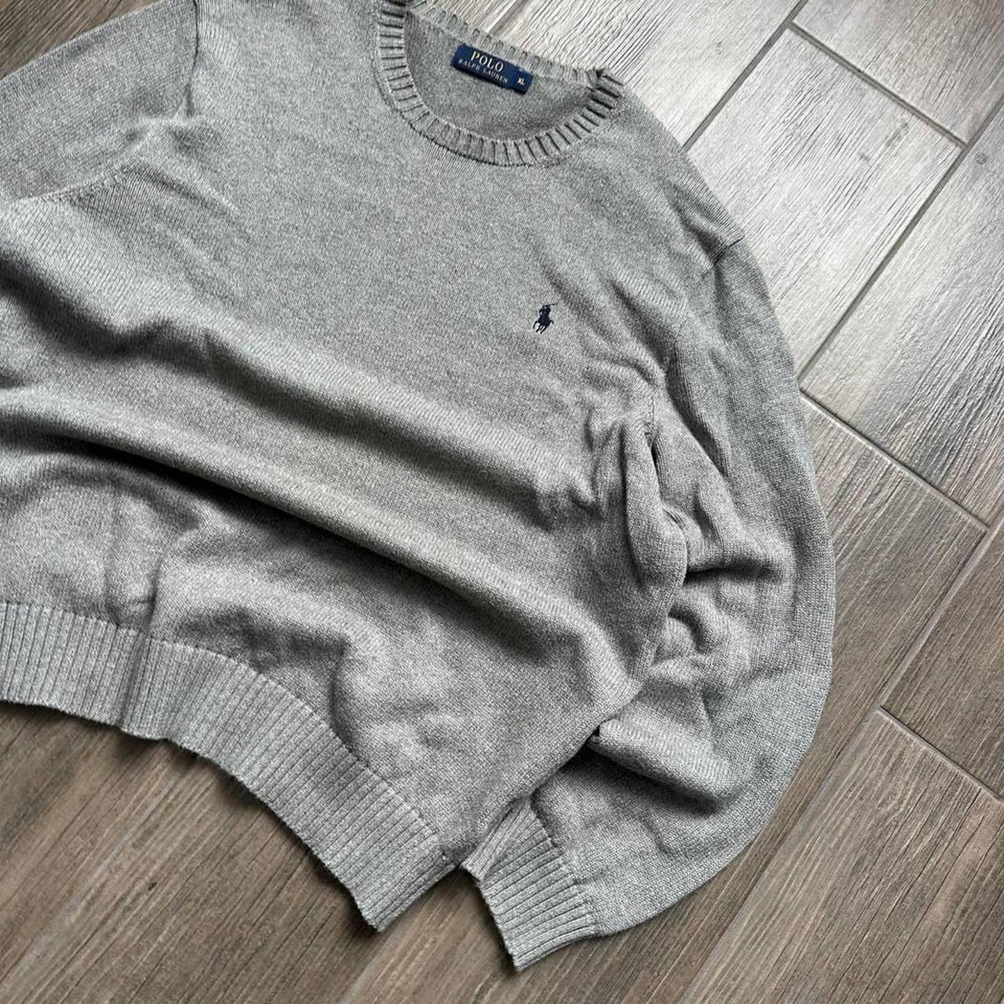 Polo Ralph Lauren knitted grey sweater