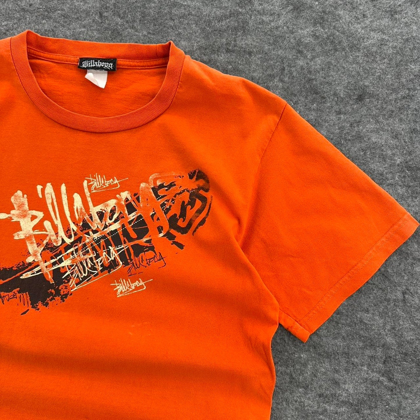Billabong orange graphic tee