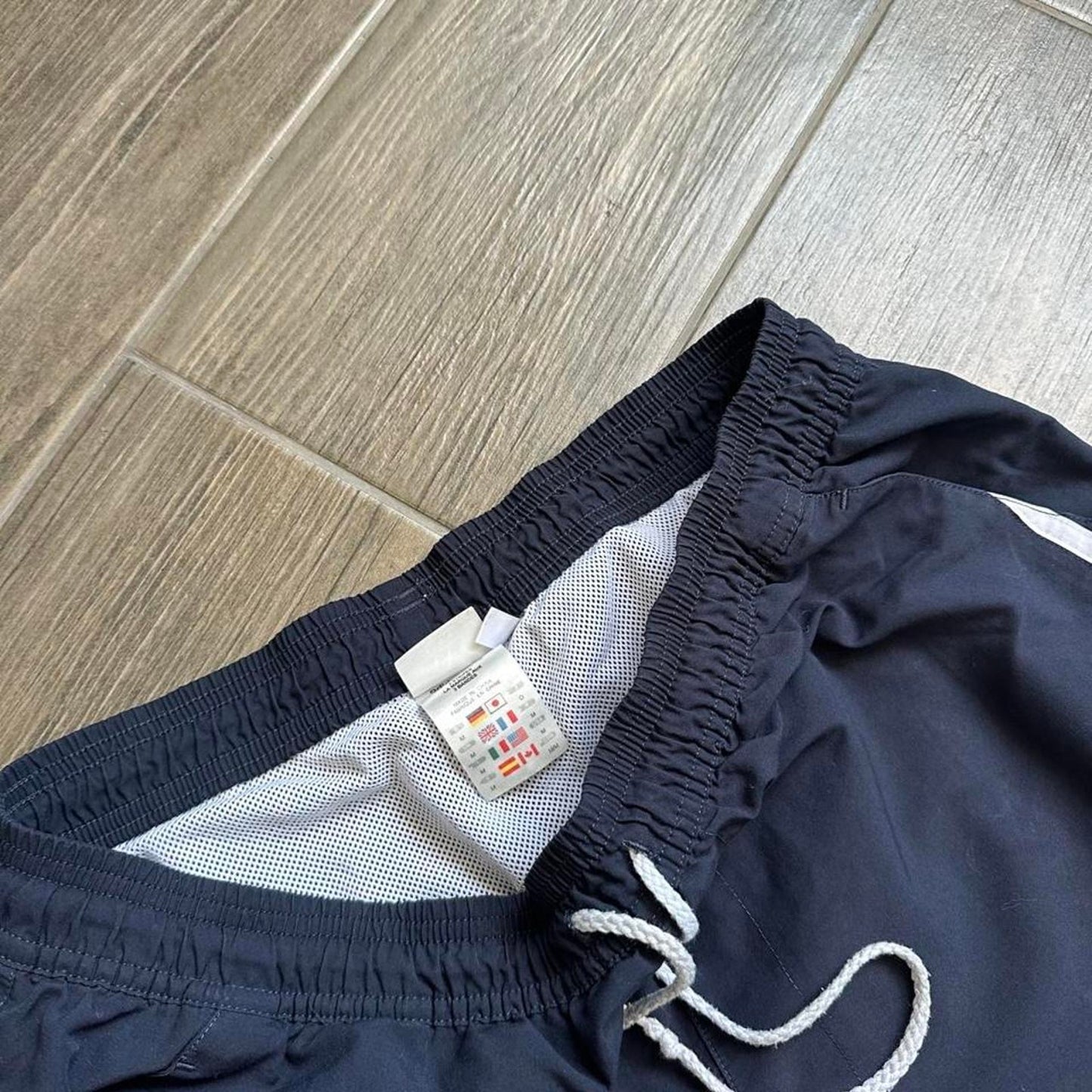 Adidas navy blue swim shorts