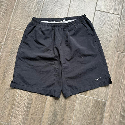 Nike black shorts with white