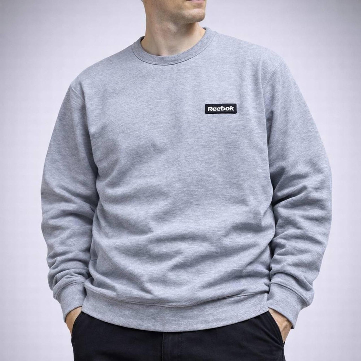 Reebok grey baggy vintage sweatshirt