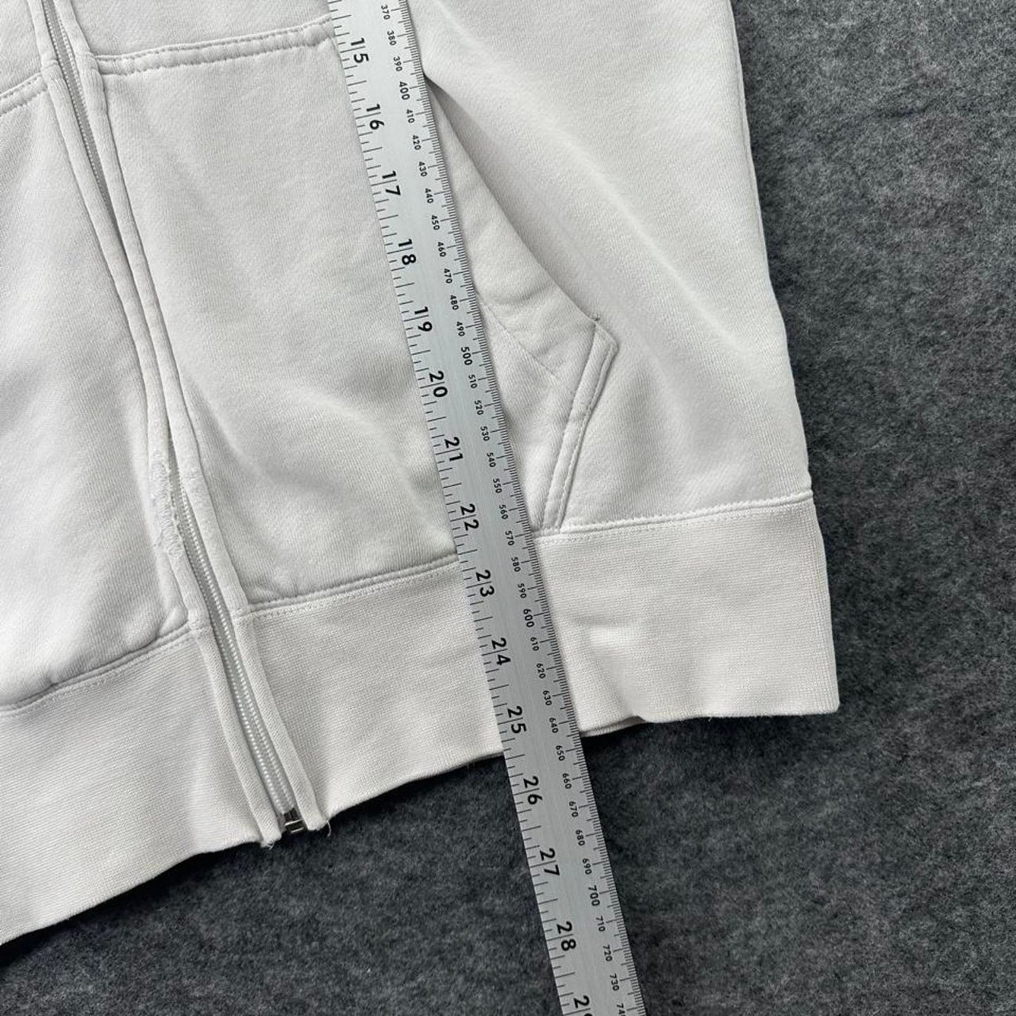 Fox racing white zip up