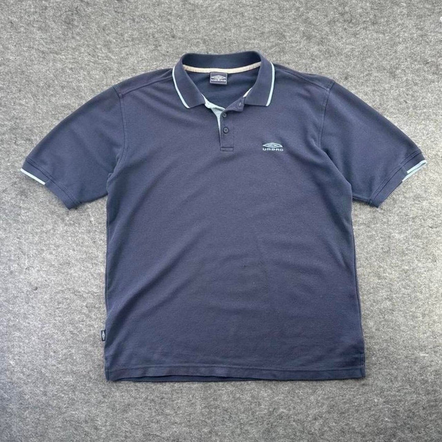 Umbro navy blue polo shirt