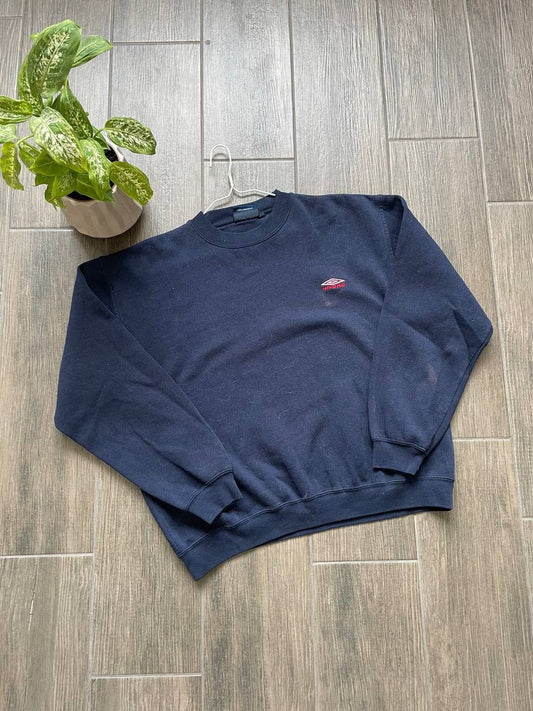 Umbro navy boxy fit vintage baggy sweatshirt