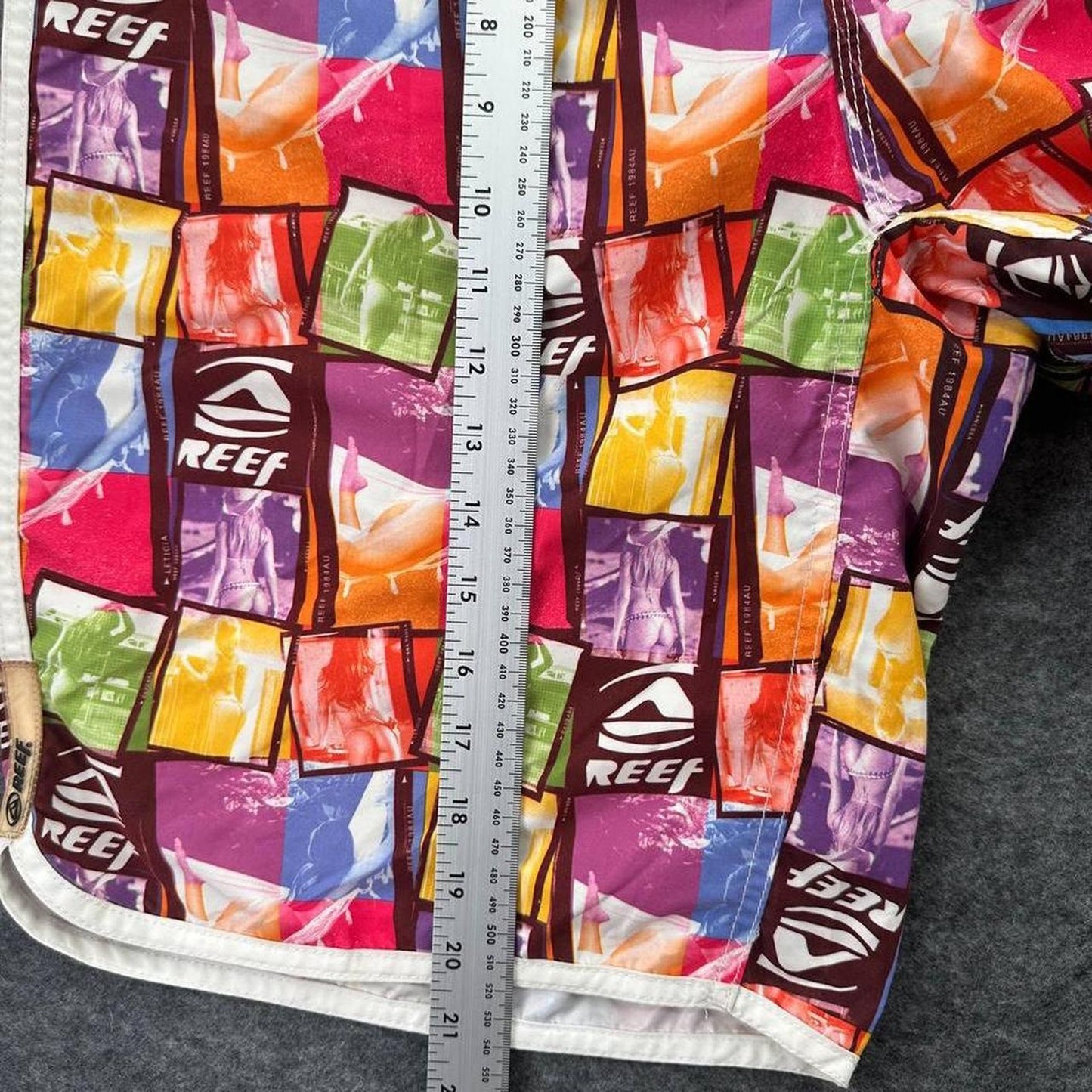 Reef board shorts with multicolored