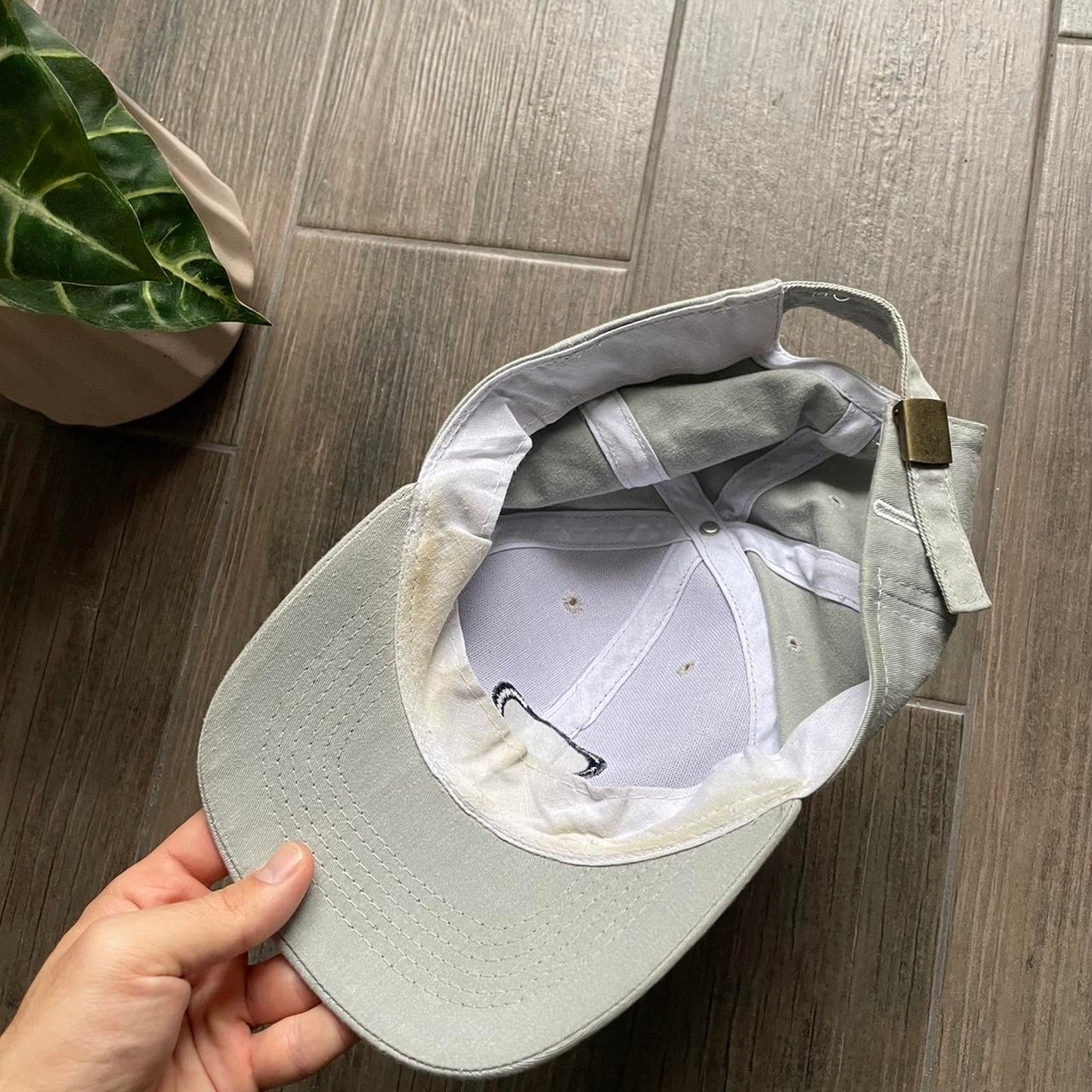 Vintage grey streetwear y2k cap