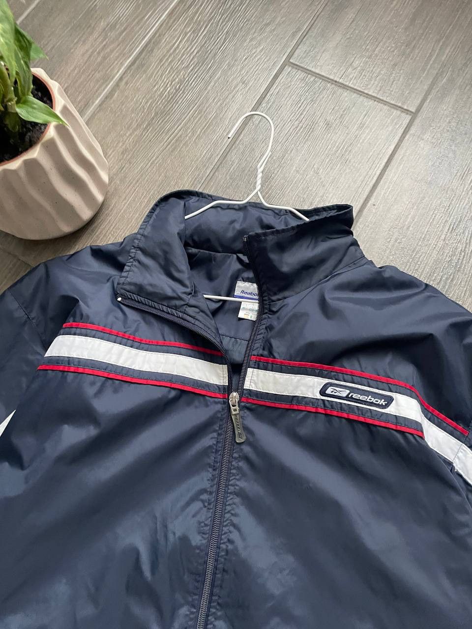 Reebok vintage navy light jacket