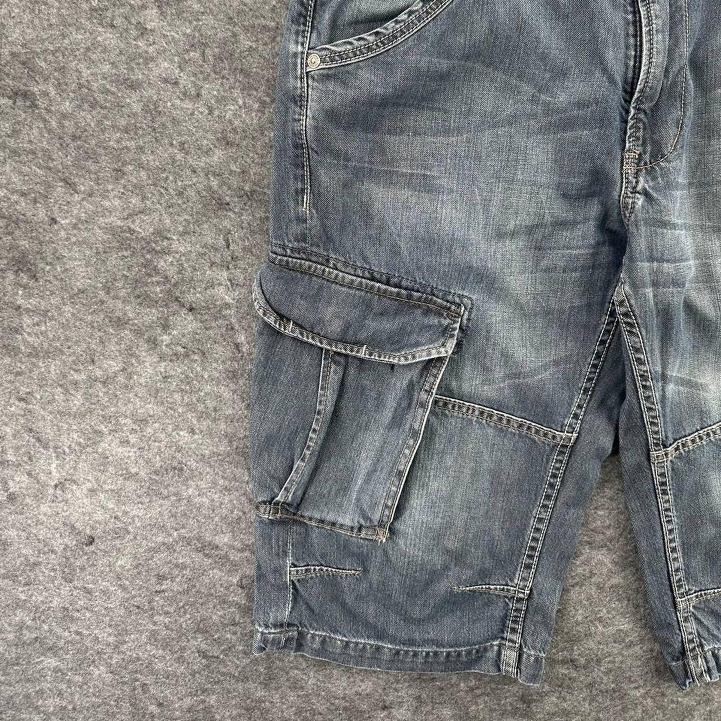Y2k ca baggy cargo denim