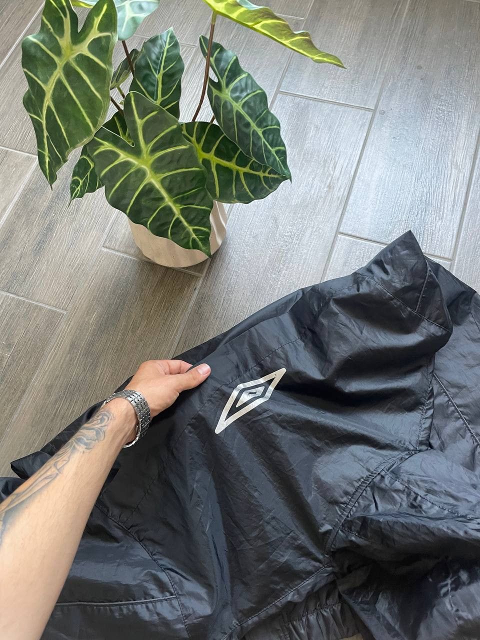 Umbro black membrana vintage jacket