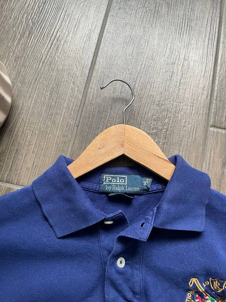 Polo Ralph Lauren navy vintage polo