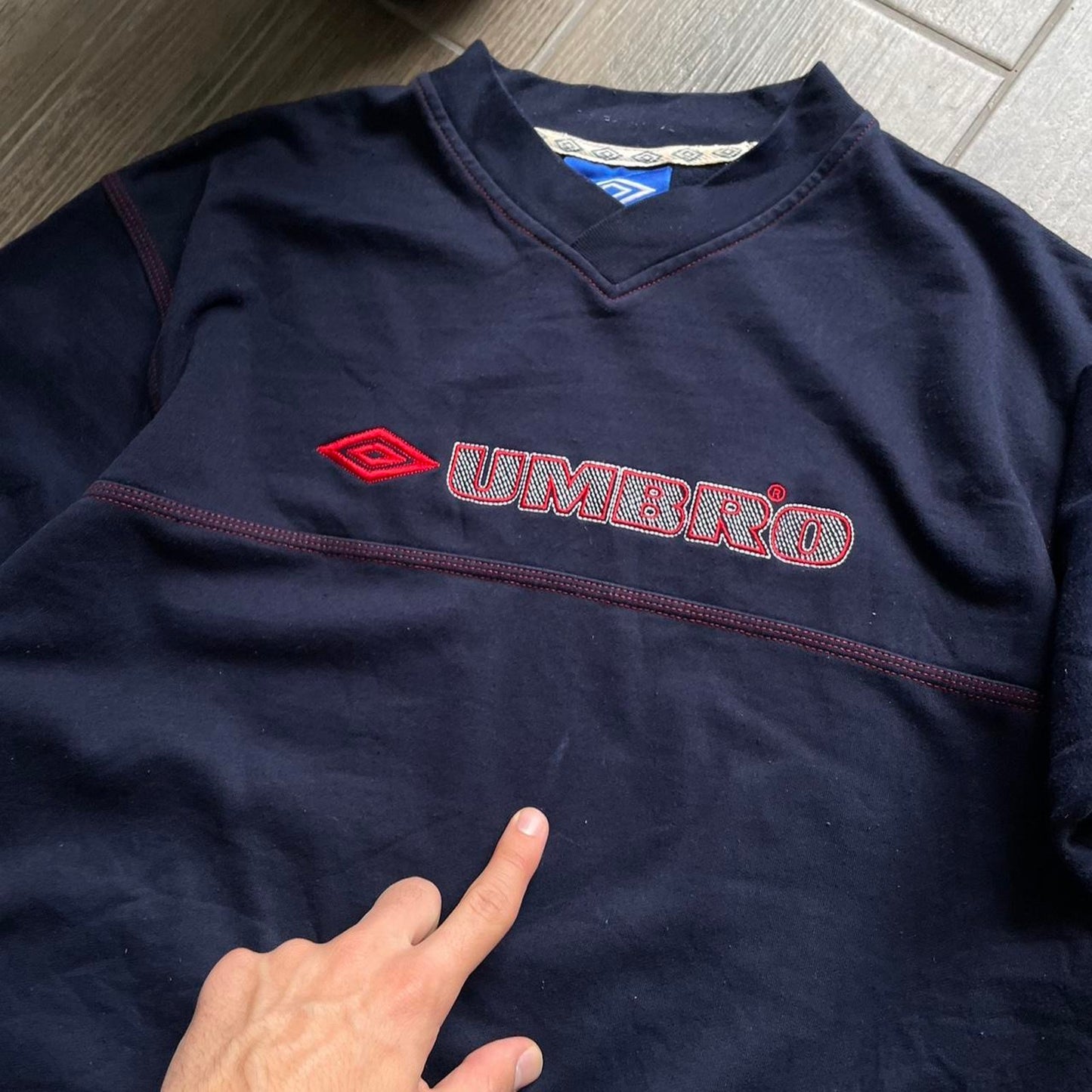 Umbro baggy navy streetwear M sweatshirt