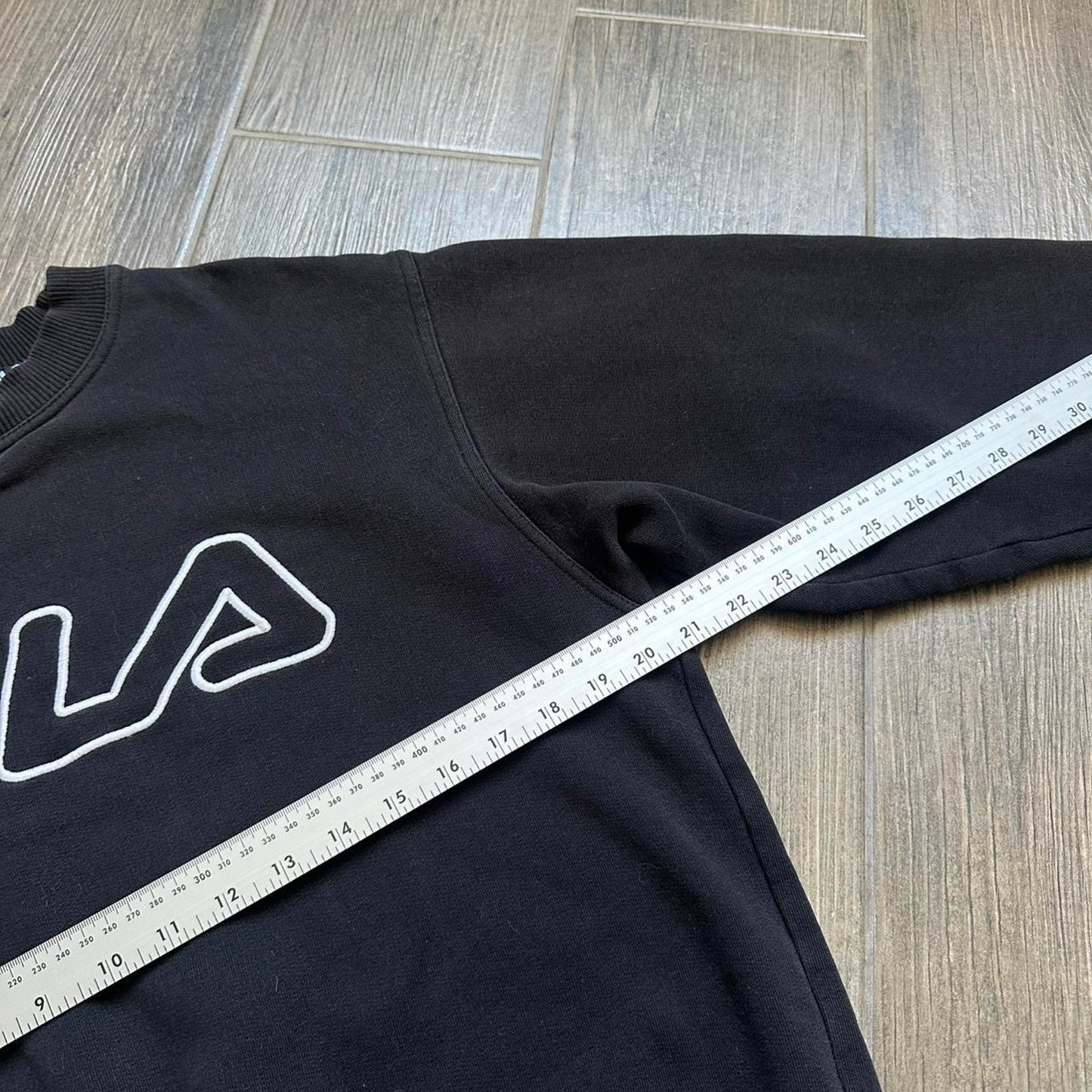 Fila black crewneck sweatshirt