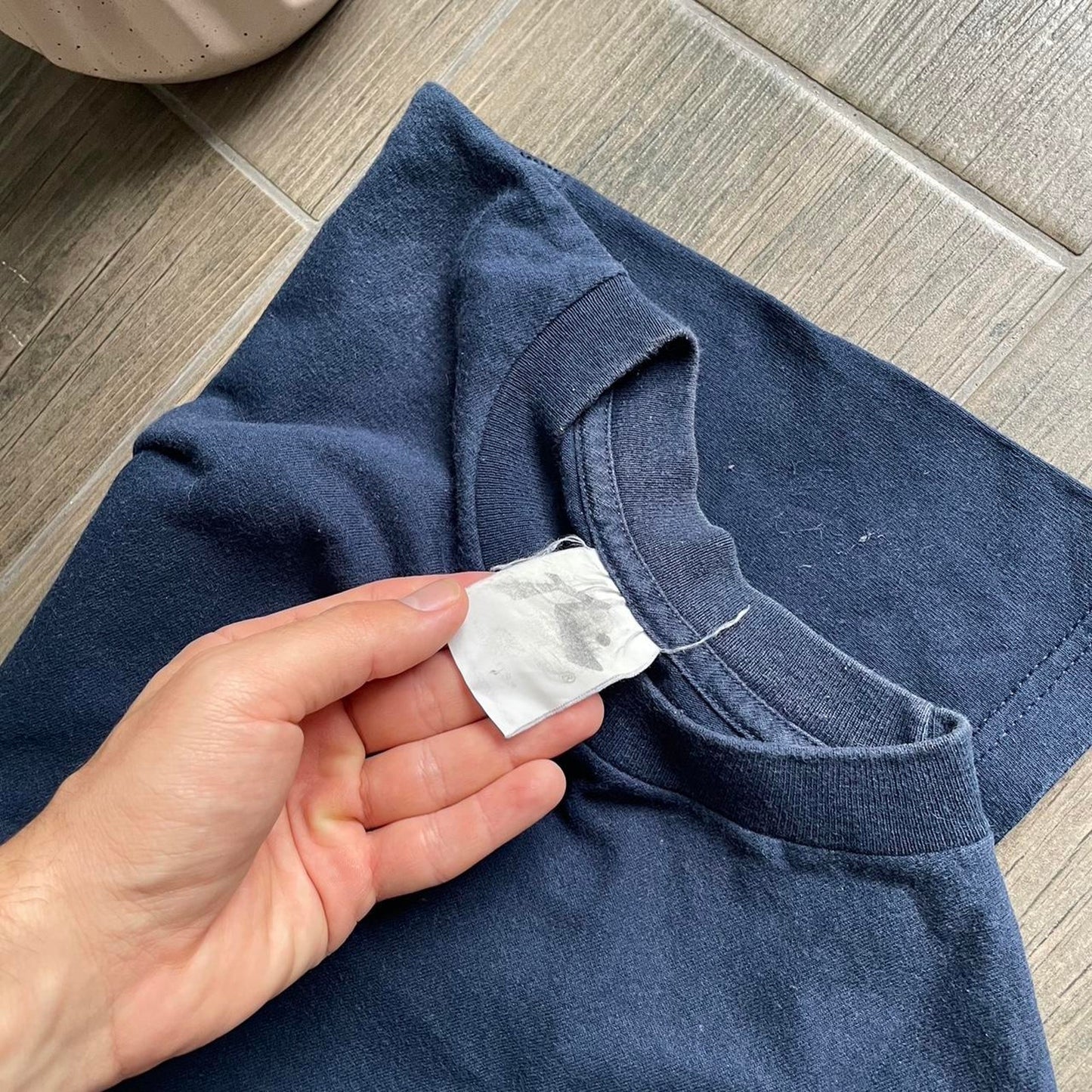 Rusty y2k vintage navy baggy M tee