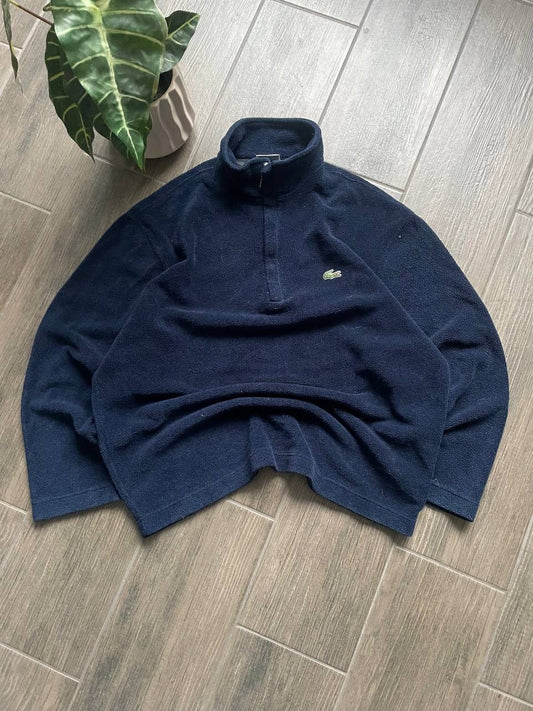 Lacoste fleece vintage baggy jumper