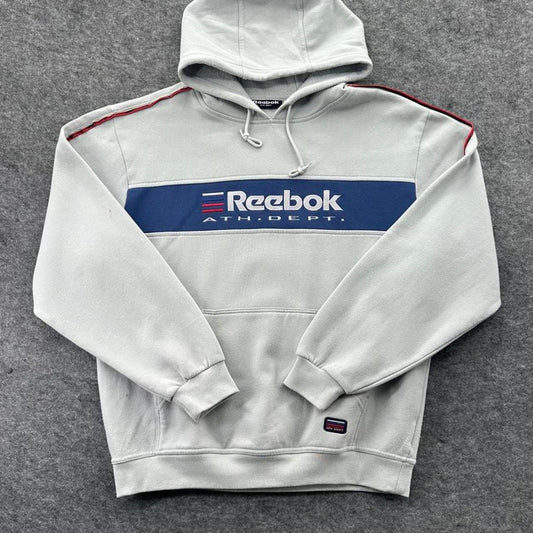 Reebok grey hoodie with embroidered