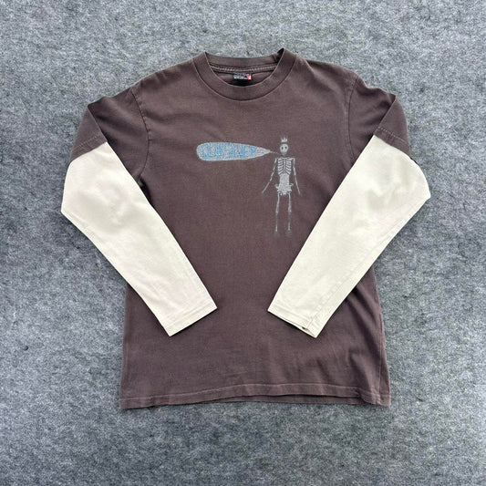 Y2k quiksilver 2000s brown