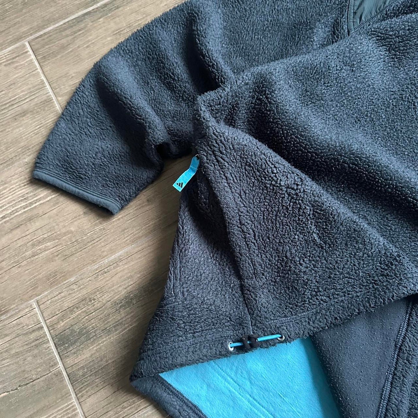 Adidas teddy fleece boxy fit y2k L jumper