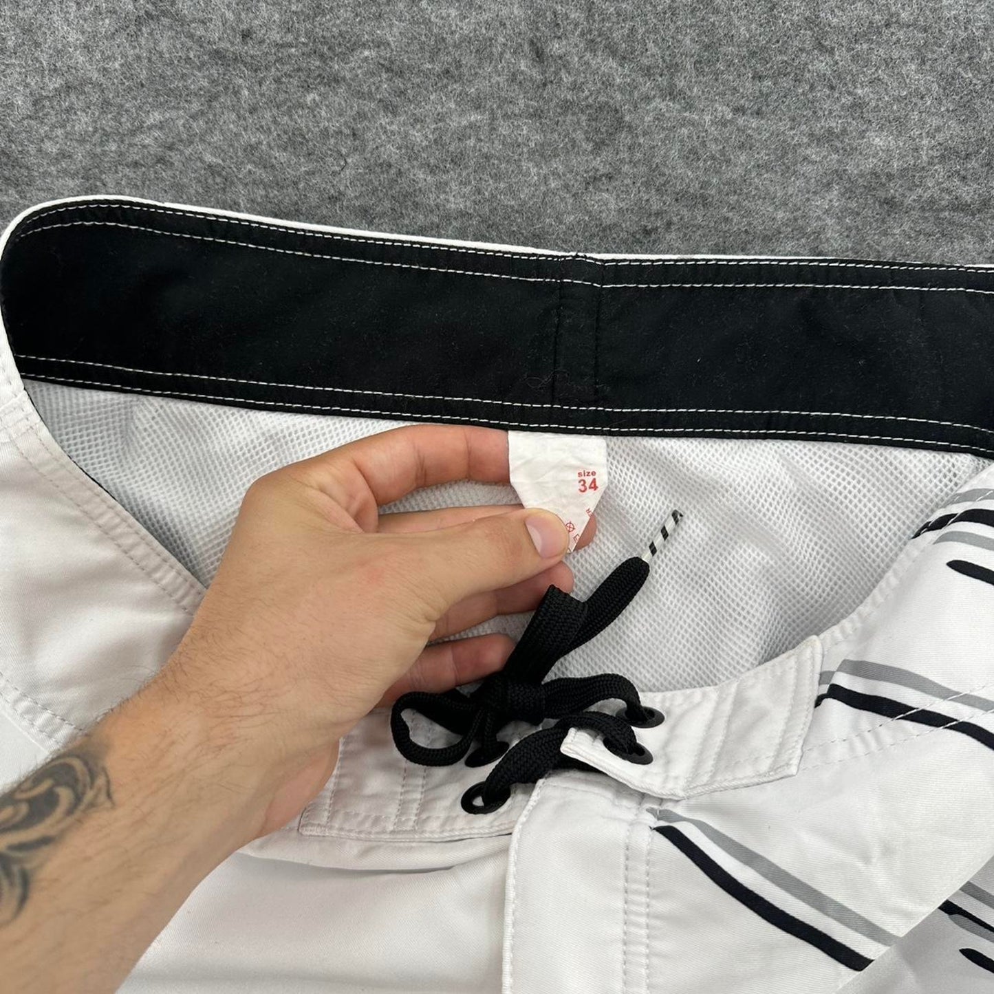 Oneill white gray surf