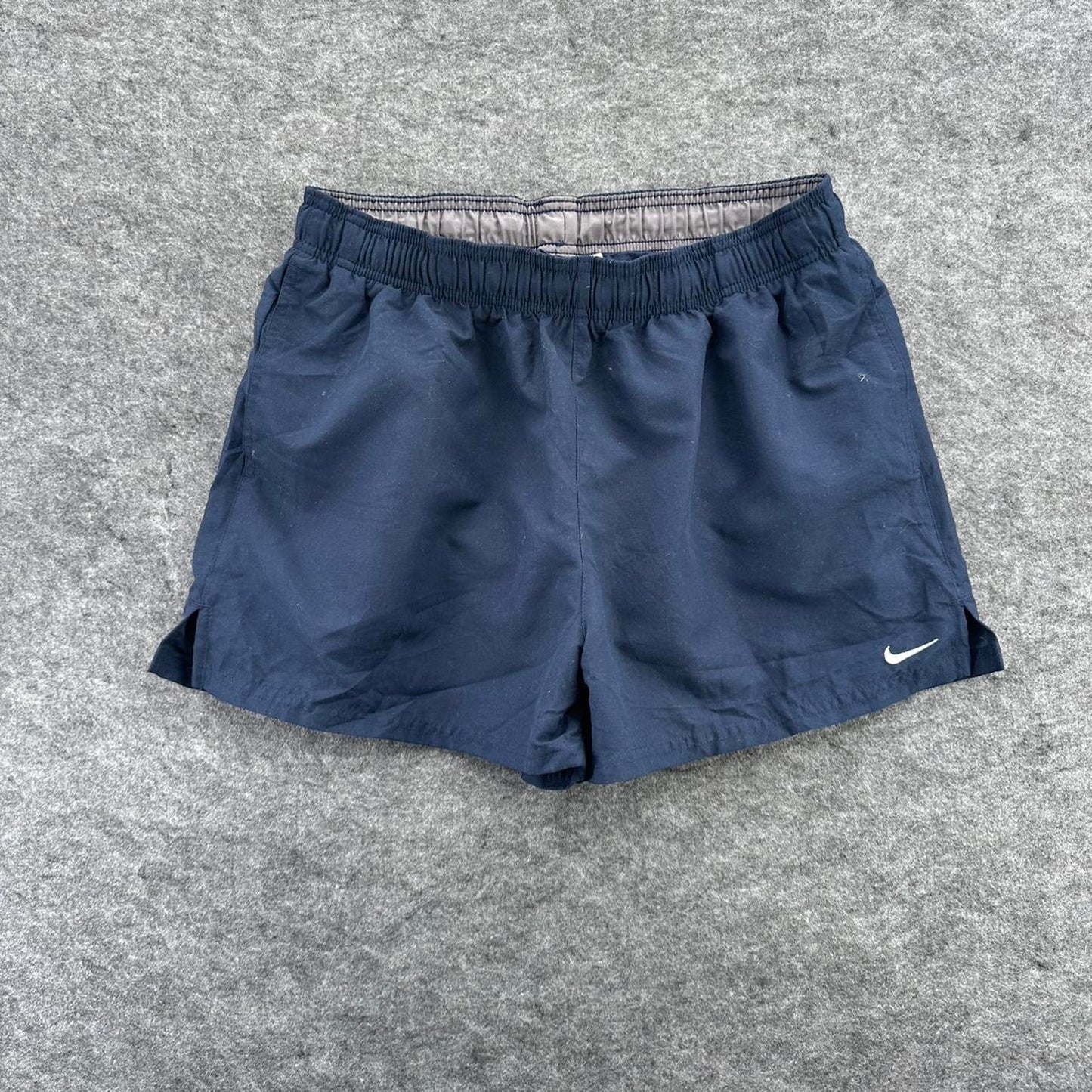 Nike navy blue running shorts