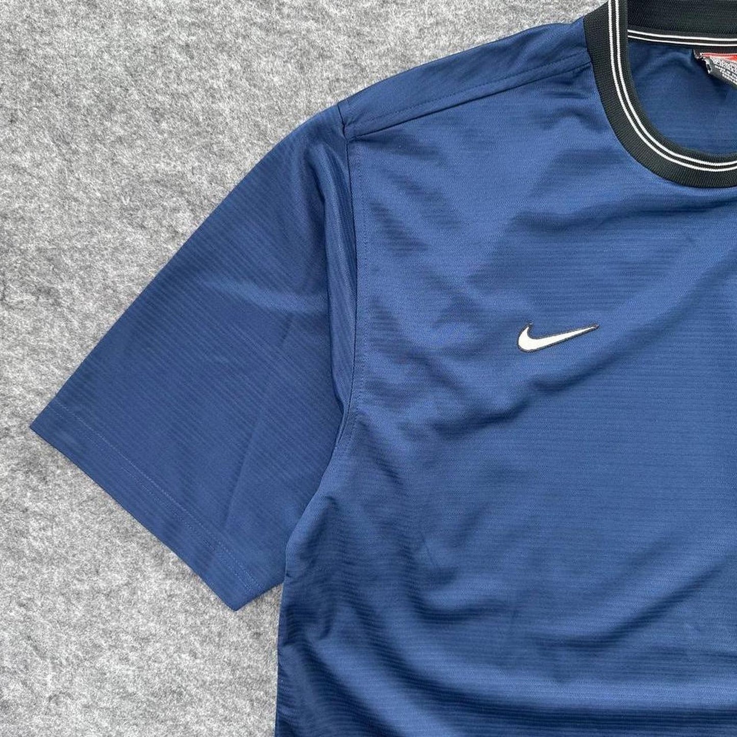 Nike blue soccer jersey with