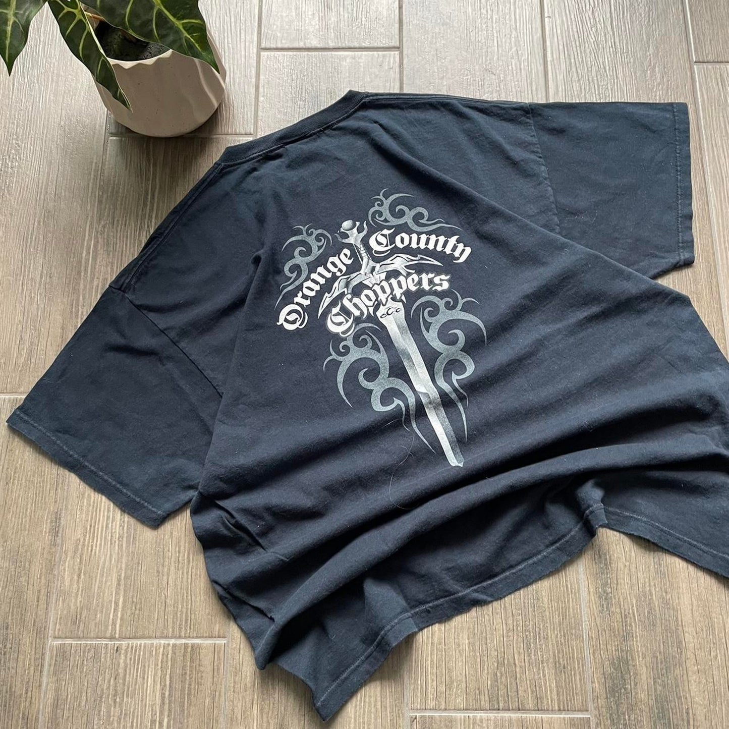 Choppers vintage y2k baggy black XXL tee