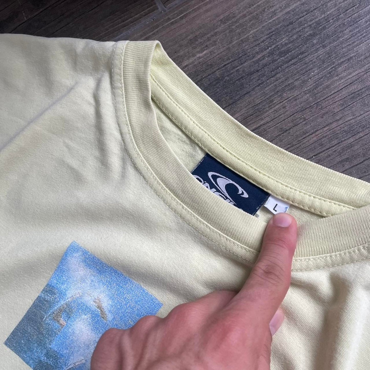 Oneill yellow y2k japan style tee