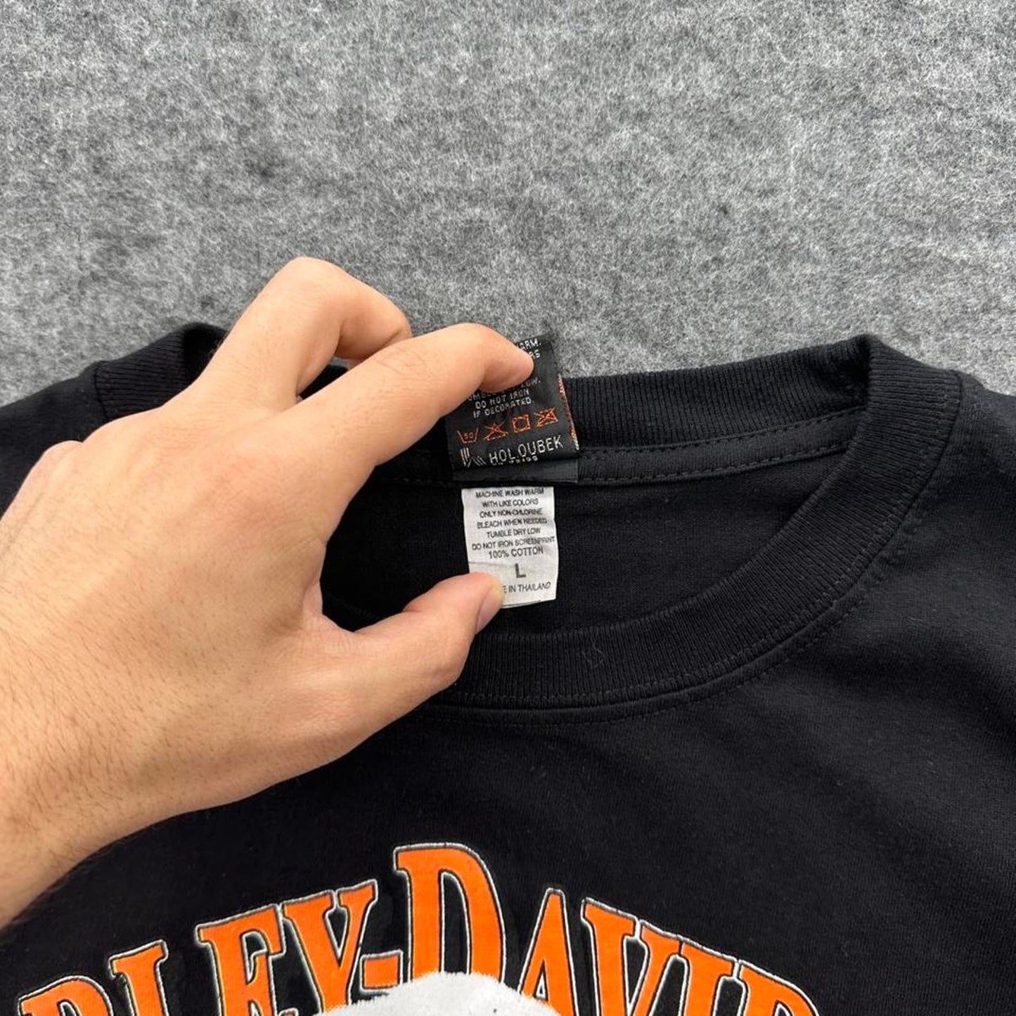 Harley davidson black t shirt with