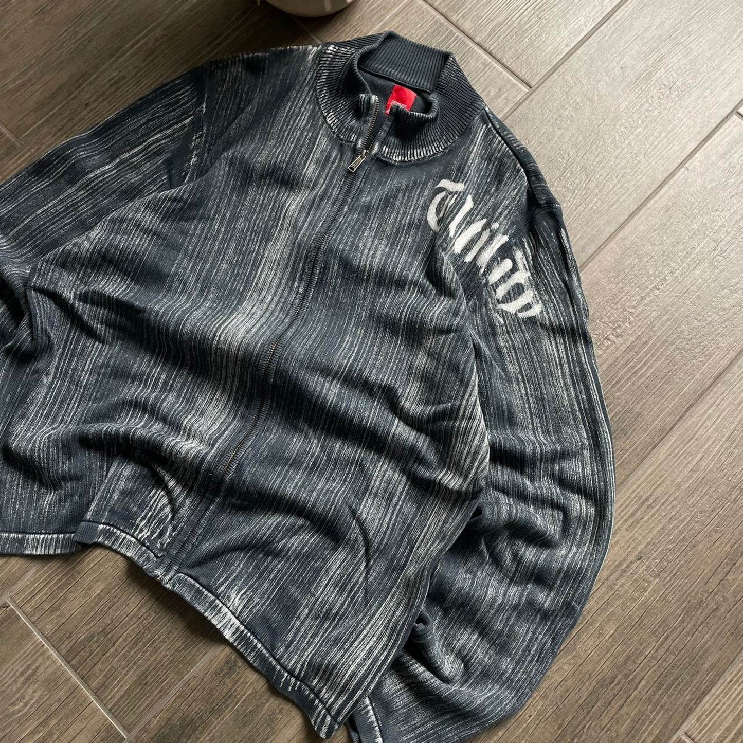 Vintage Esprit Japanese style knitted striped L jumper