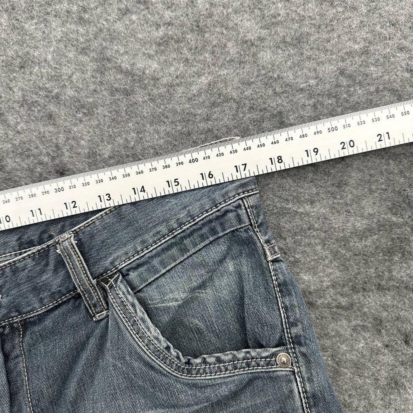Y2k ca baggy cargo denim