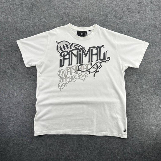 Animal Skateboards Y2K White T-Shirt