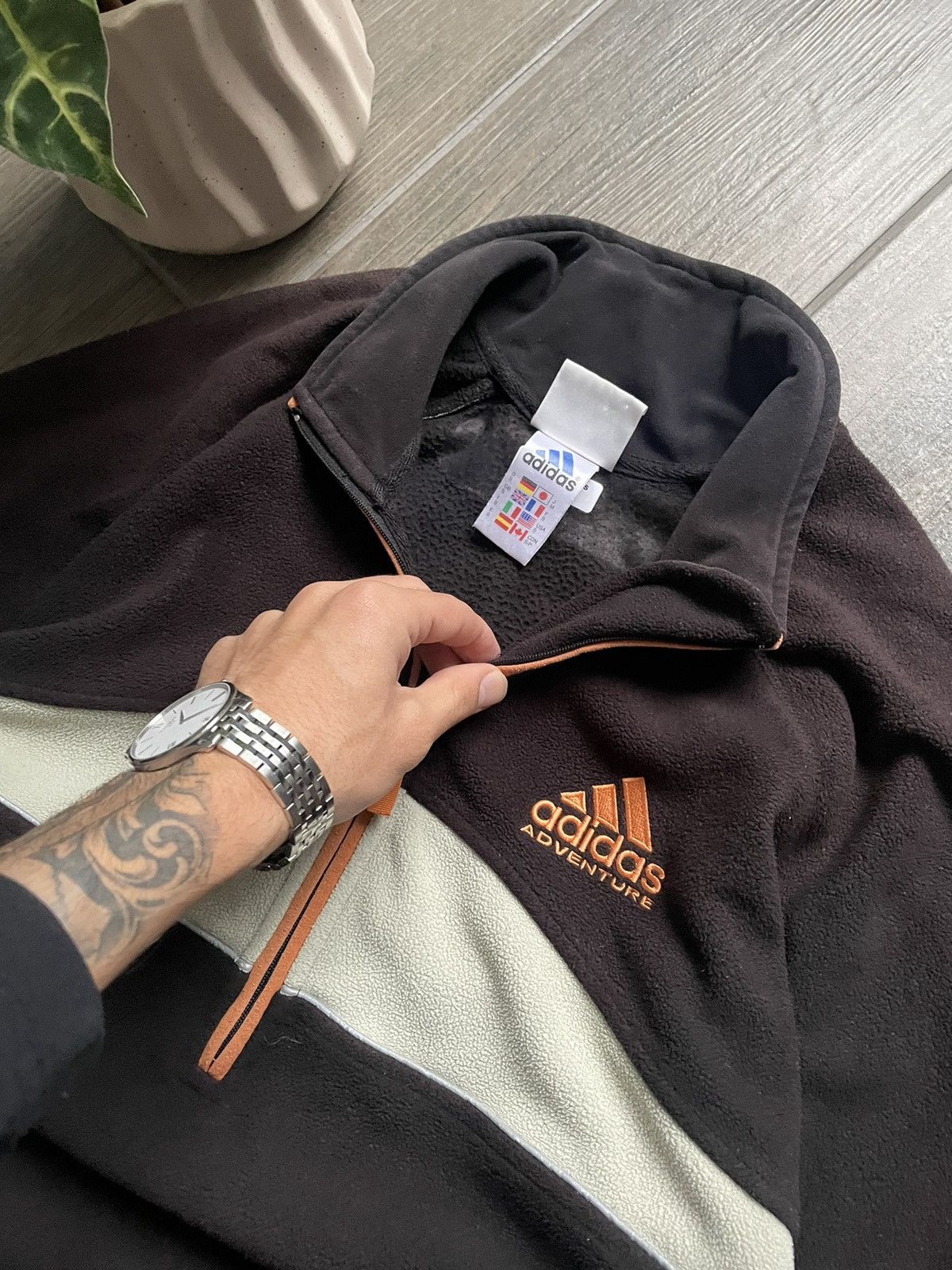 Adidas equipment fleece black jumper