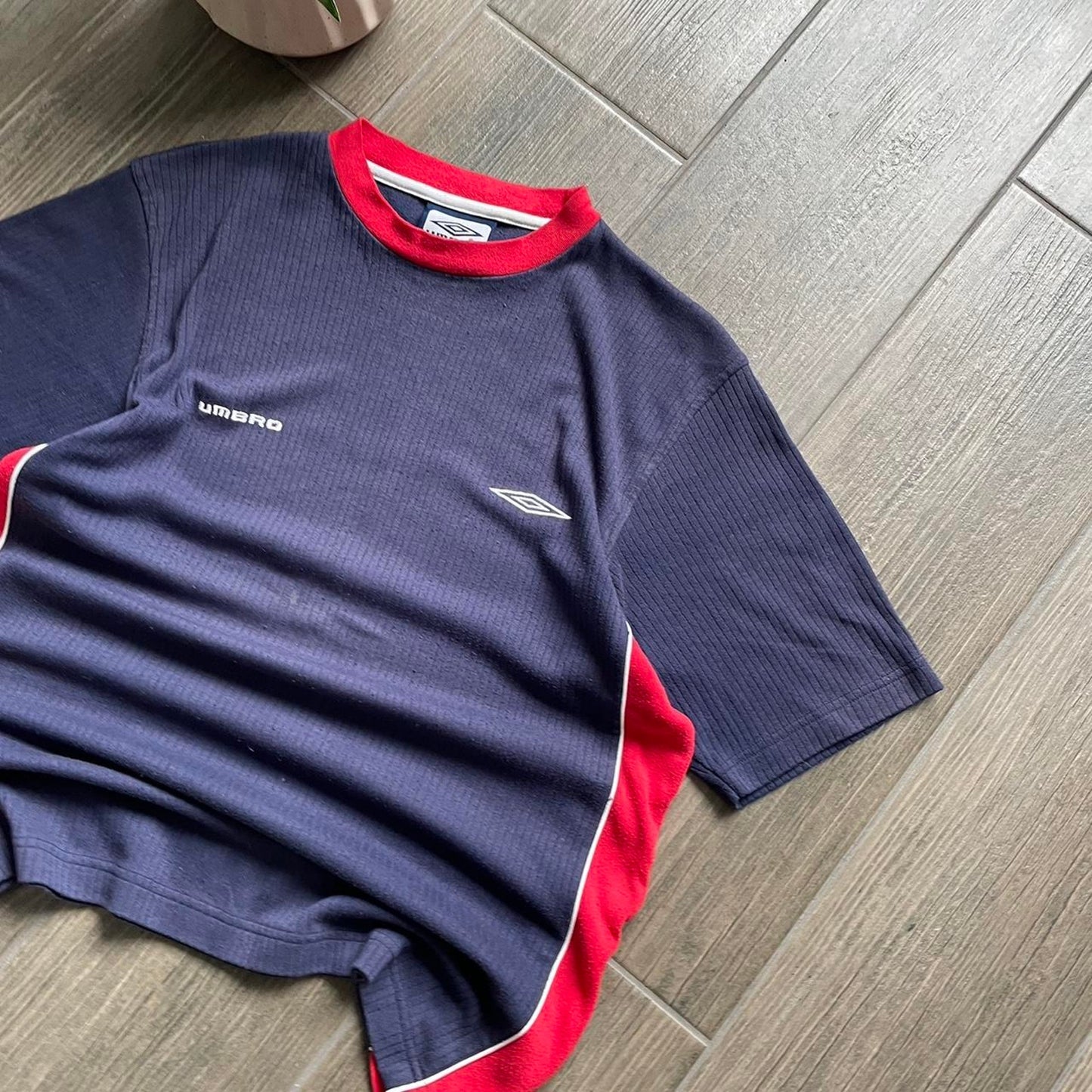 Umbro navy vintage baggy y2k streetwear M tee