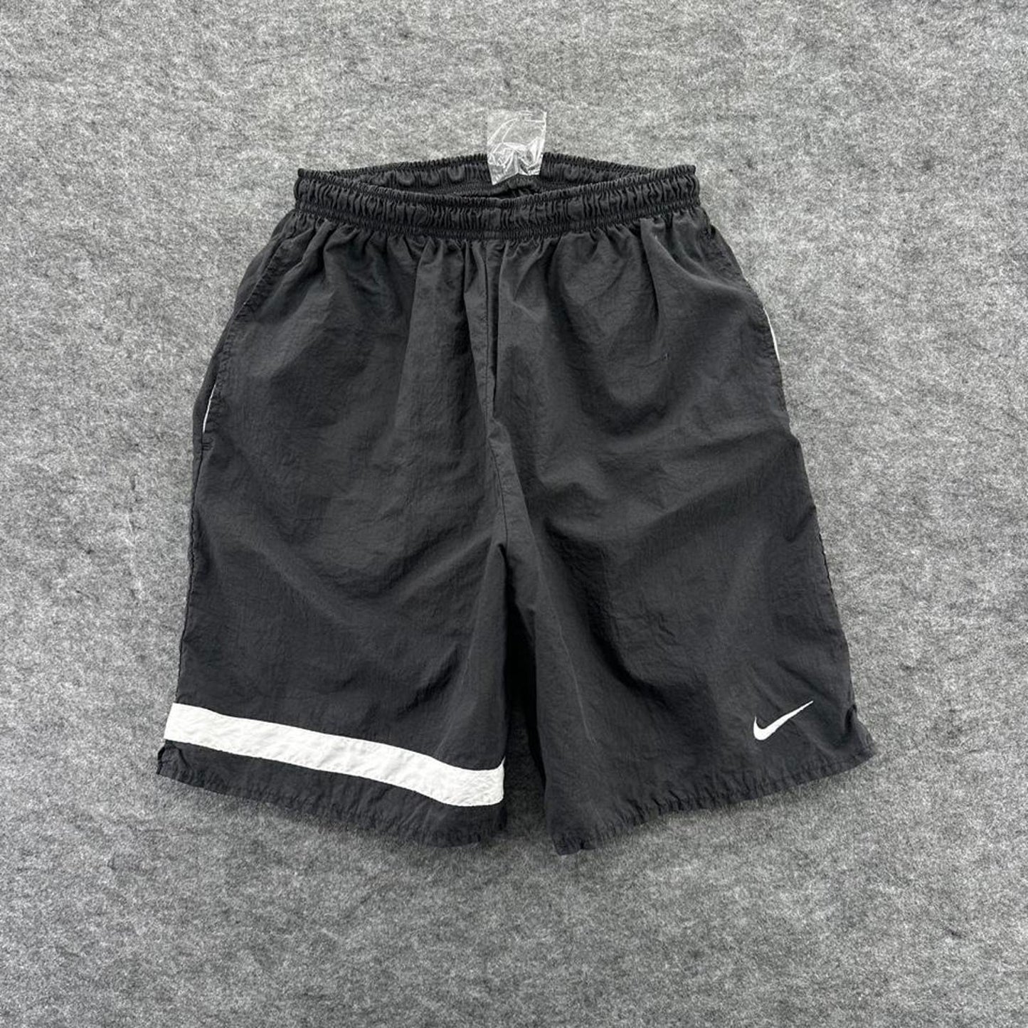 Nike nylon black shorts with