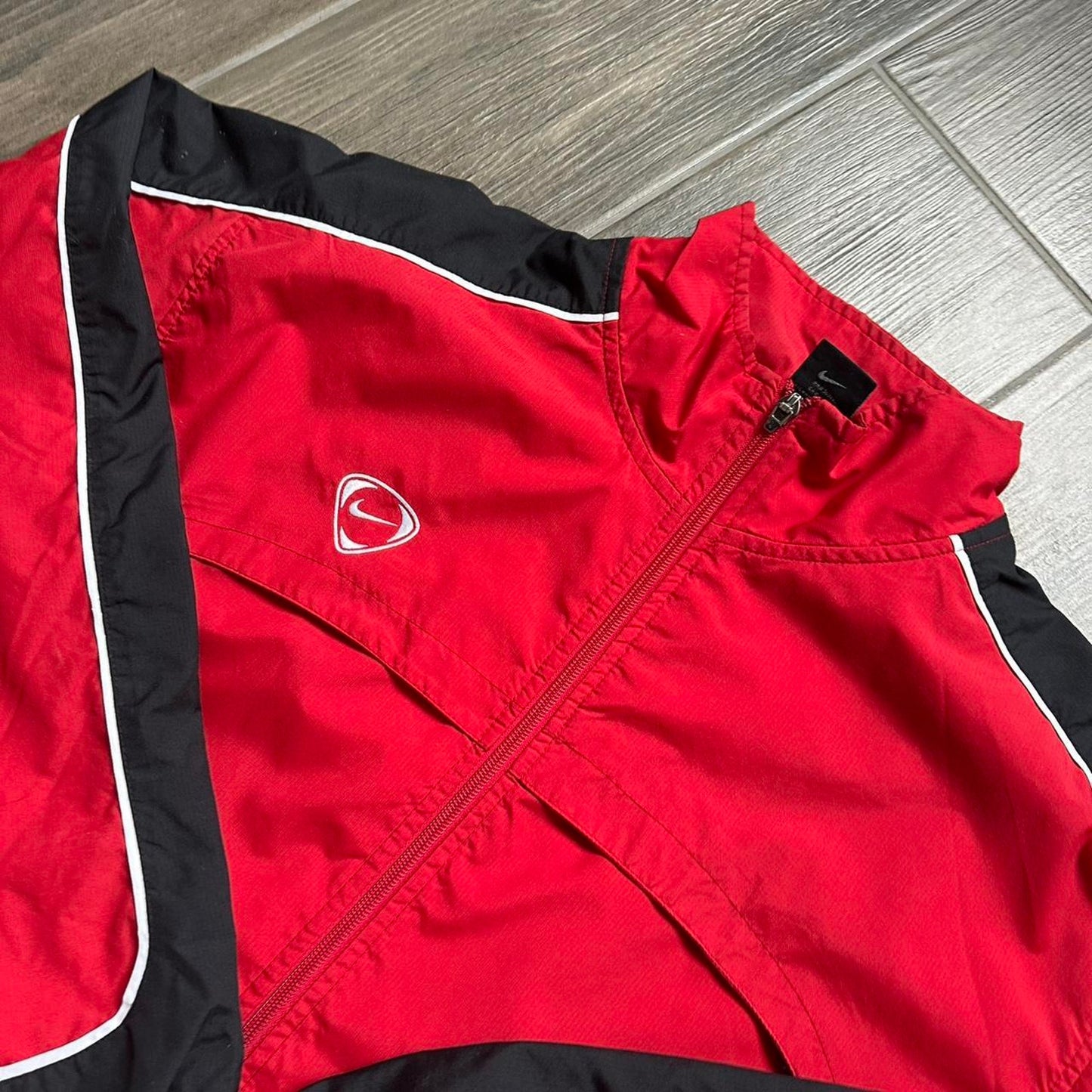Nike red XL y2k light jacket