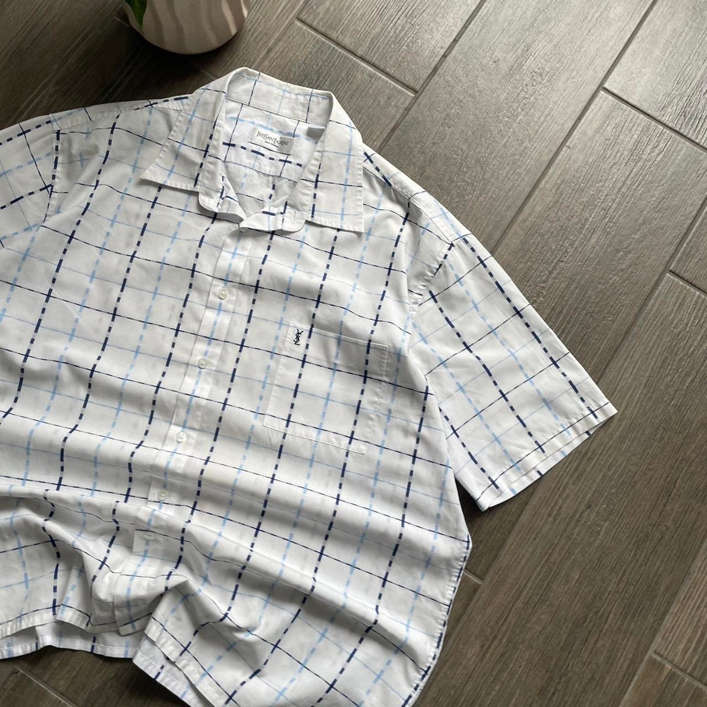 Yves Saint Lauren luxury y2k baggy streetwear M shirt