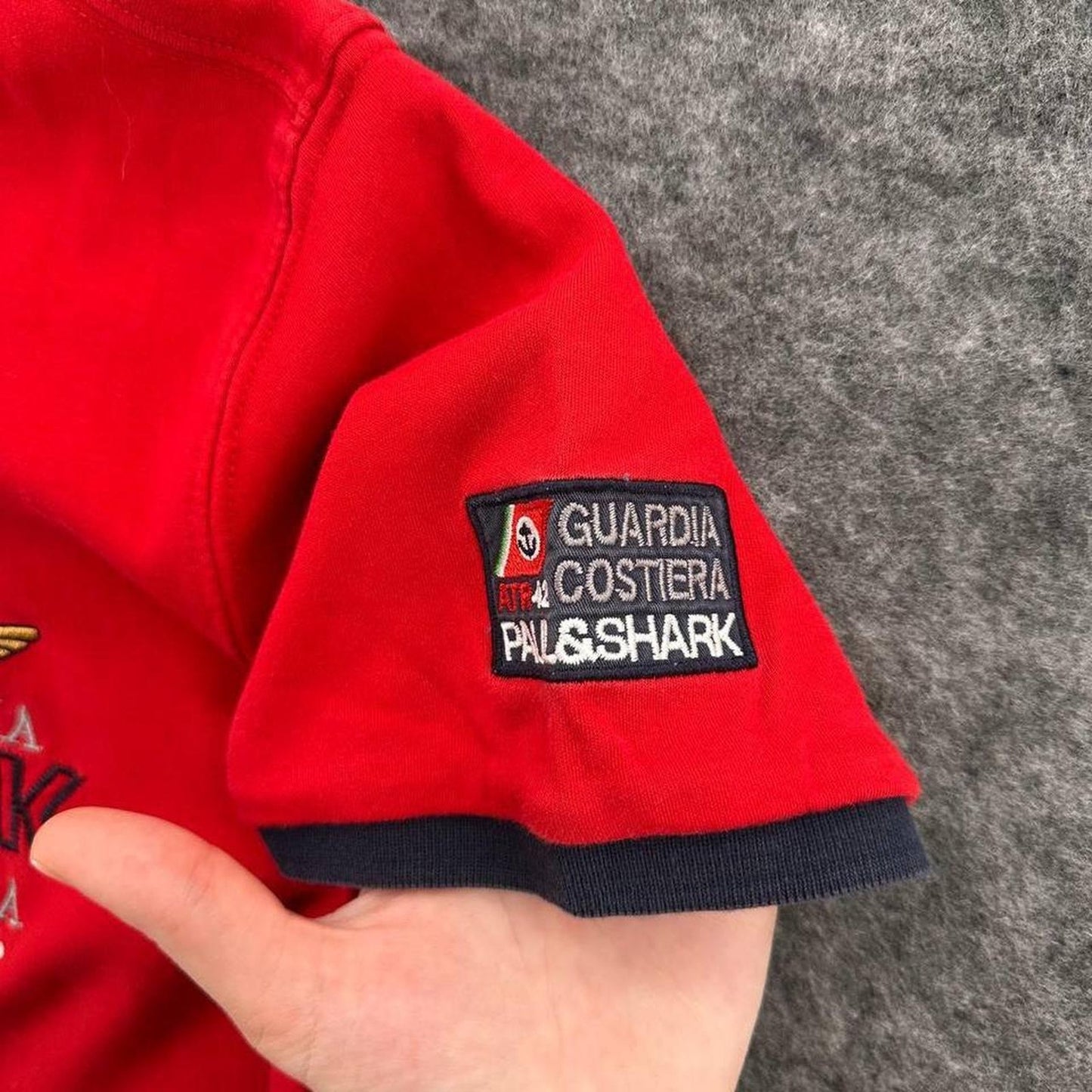 Paul shark red polo