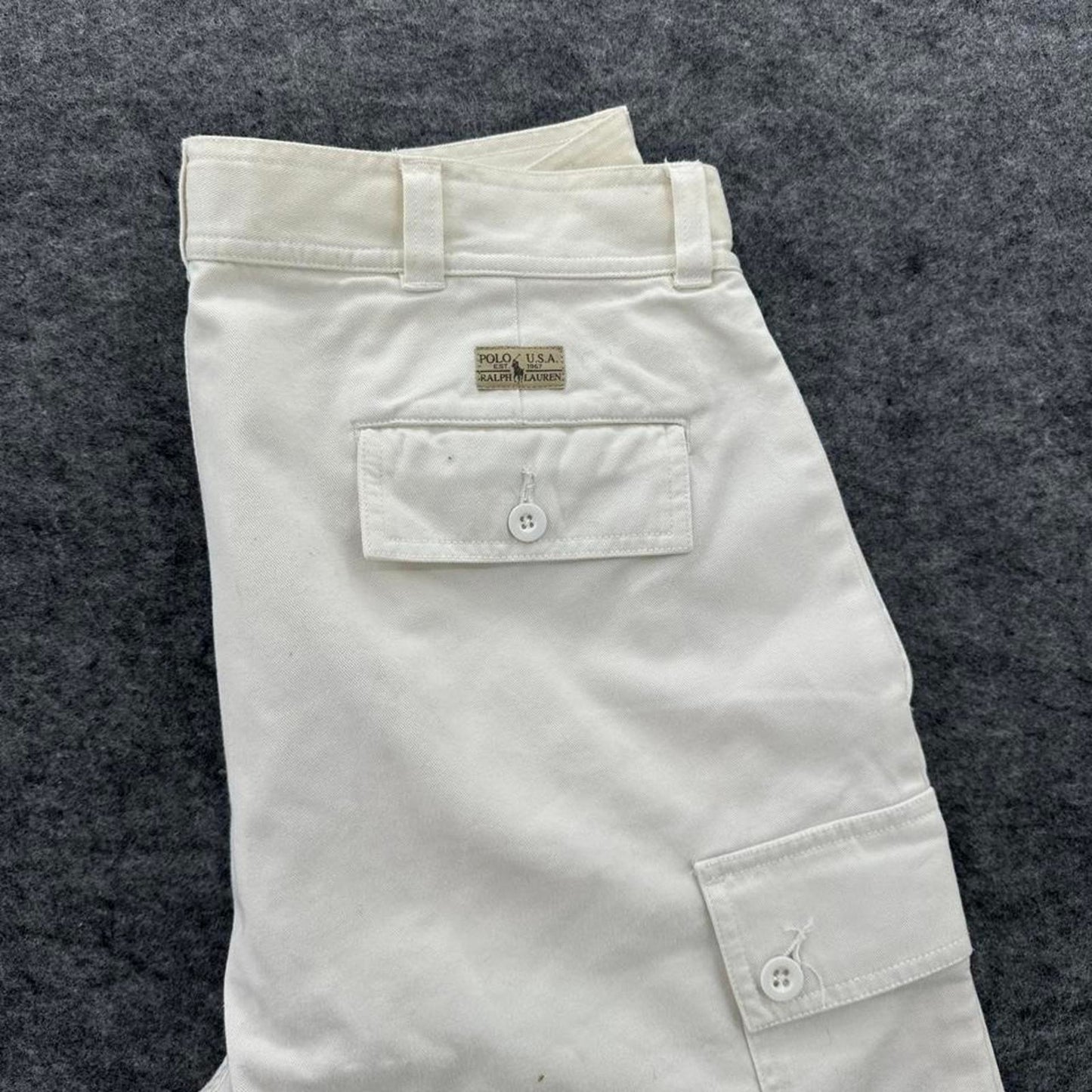 Polo ralph lauren white cargo