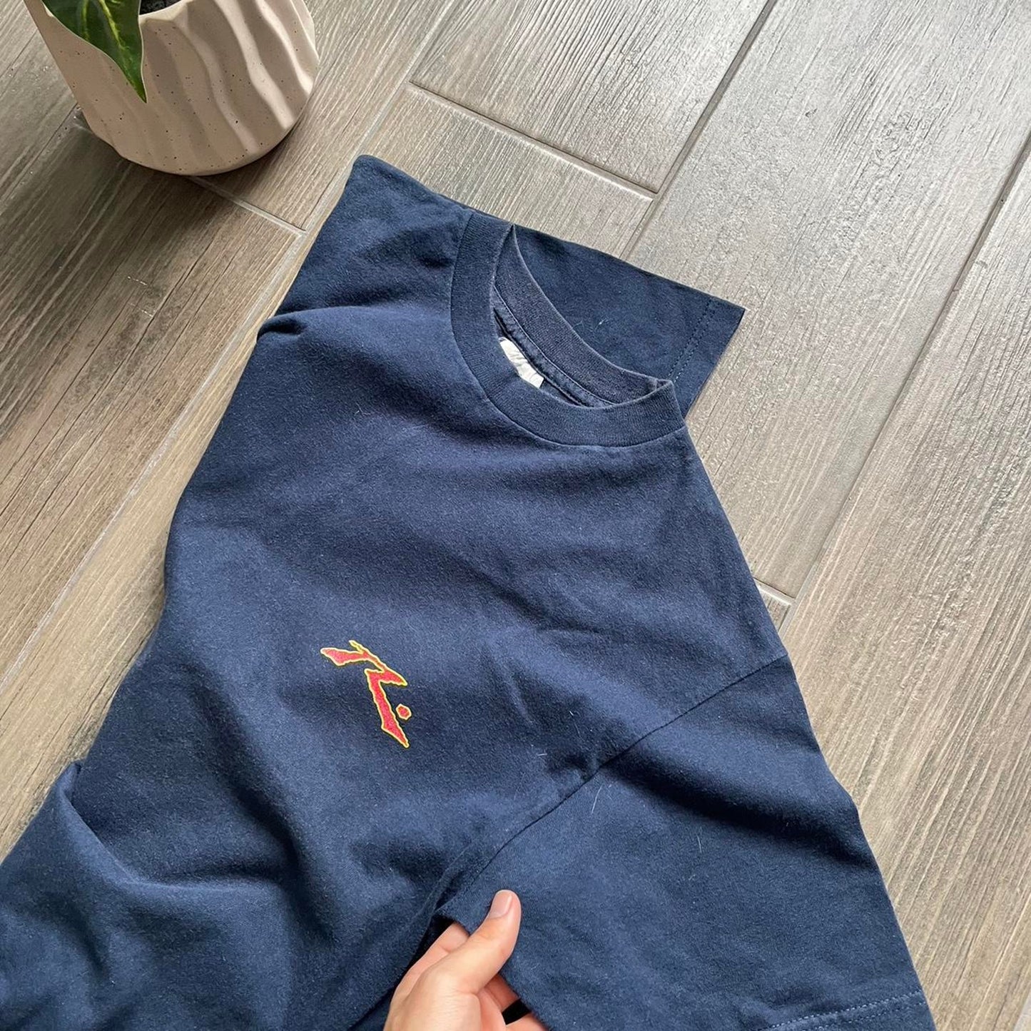 Rusty y2k vintage navy baggy M tee