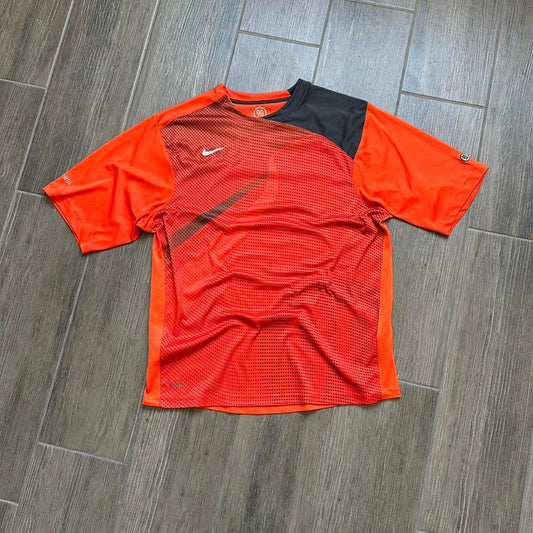 Nike orange dri-fit running shirt