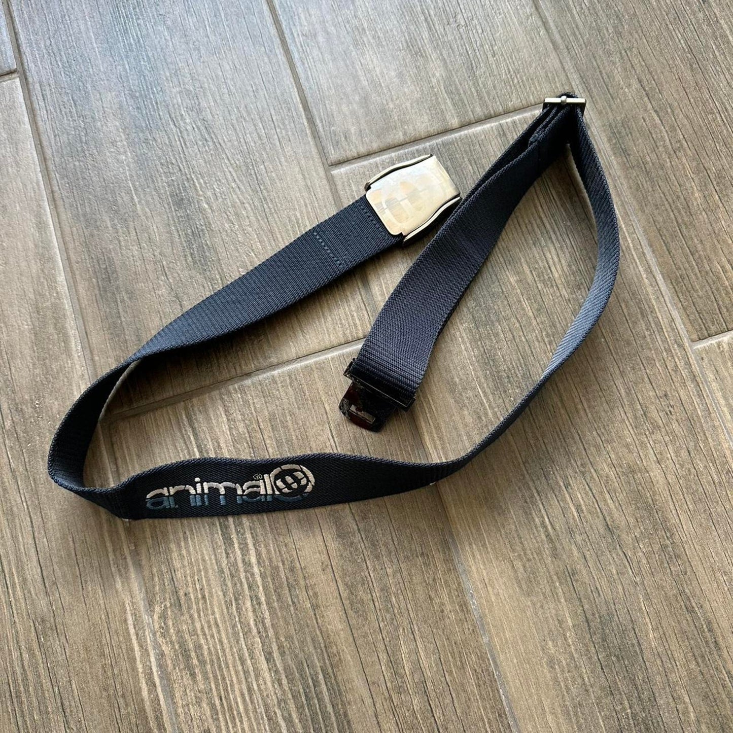Animal navy blue belt