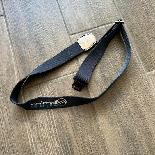 Animal navy blue belt