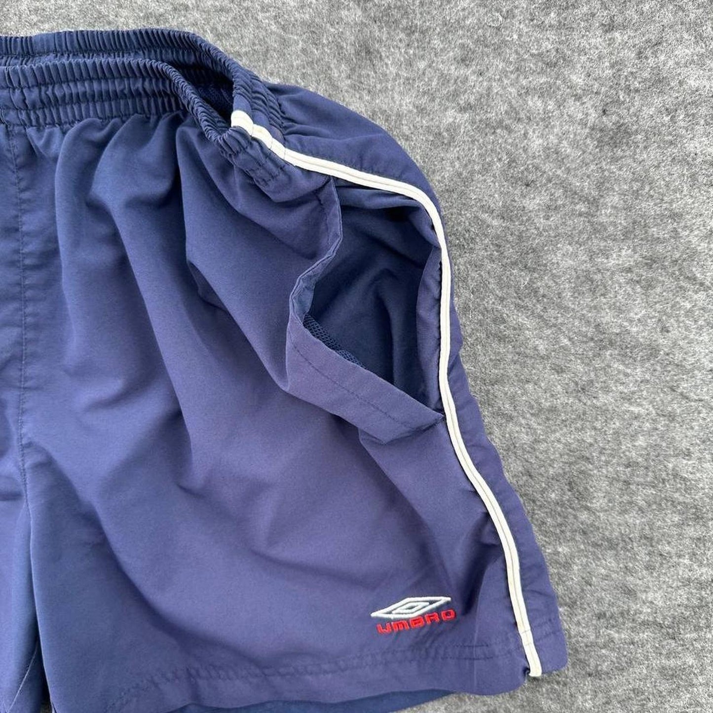 Umbro navy blue shorts with