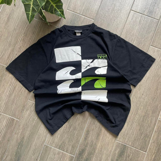 Billabong black summer y2k surf baggy tee